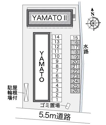 ★手数料０円★佐賀市大和町久池井　月極駐車場（LP）